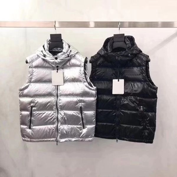 Fashion men and women Vest designer down vests classic hat detachable high quality men's Vestes Top size S-2XL