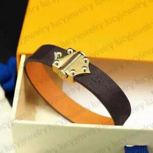 Fashion Bracelet Designer Bracelets 7 Styles Charm Man Woman Jewelry Origin Leather Rope High Quality