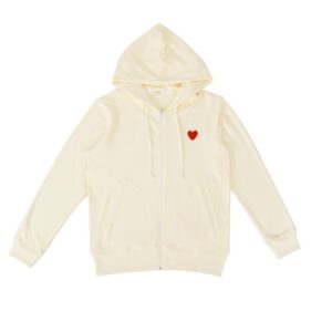 Fashion Designer Big Love Heart Hooded Zipper Jacket Mens Hoodie Sweatshirt Loose Style Fashion Tide Winter Coat Pullover Homme Clothing