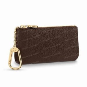Top Quality Men Women Key Wallets Designer Fashion Coin Purse Card Holder Womens Zipper Damier Leather Bag Date Code JN8899