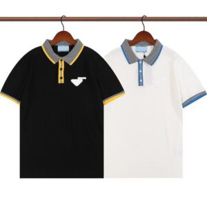 Summer Mens Polos Designer Polo Shirts With Letters High Quality Men Casual Tees Short Sleeve Tops 2 Colors Optional