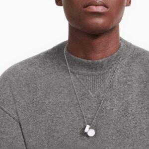 New Fashion Street Pendant Necklaces Hot Sale Necklace for Man Woman Pendant Necklace Jewelry Top Quality 2 Color