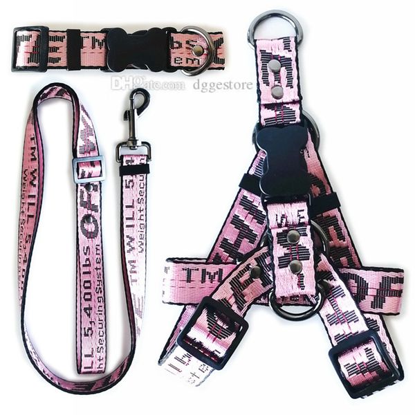 No Pull Dog Harness Soft Adjustable Nylon Step in Puppy Vest Designer Collar for Small Medium Large Dogs French Bulldog Pug Cool Outdoor Pet Supplies Pink L B59