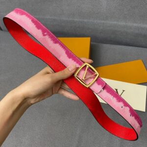 Luxury Designer Belts Mens Women Reversible Belt Highly Quality Colorful Letters Print Belts Double Sided Smooth Buckle 6 Styles Waistband with Box