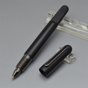wholesale Promotion Matte Black Roller Ball Pen business office stationery Magnetic closing cap ball pens gift No Box