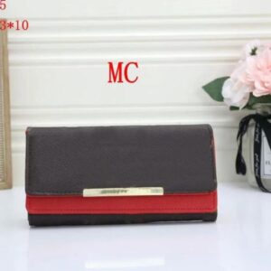 red handbags wallet Women's Flip Zipper Bag Female flower Wallets Purse Fashion Card Holder Pocket Long Women pures with box