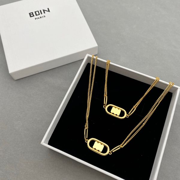 Simple Fashion Bracelets Necklace Designer Retro BraceletSuit for Man Woman Charm Jewelry