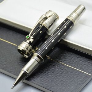 wholesale To High quality Elizabeth Black Titanium Metal Rollerball Balloint en Fountain ens Business office Writing sulies with Dia and serial number