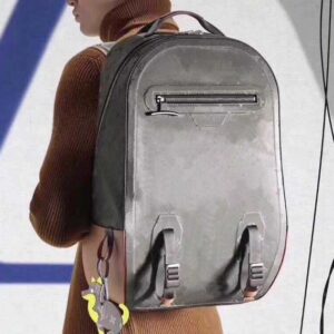 Backpacks for men Designer 43881 TITANIUM genuine leather Backpack 31-46-26cm totes printed Backpacks Style Shoulder Bags for men