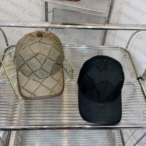Designer Ball Caps Casual Hats Summer Popular Streets Letter Dome Caps for Man Woman 2 Color High Quality