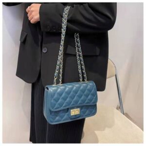 Diamond Lattice Cross Body Luxury designer messenger bag lady leather Flip chain bag handbags High quality Fashion Shoulder Bags HBP 04