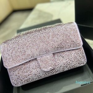Designer- Shoulder Bags Handbags Luxurys Sparkling Multicolor Fashion Chains Beaded Crossbody Bag Totes Shimmer Glitter Envelope Bag