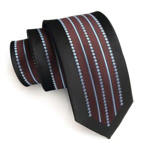 Silk Slim Men Ties Fashion 6cm Skinny Stripe Dot Floral Neck tie for men Woven Formal wear business wedding party 31