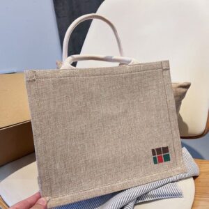 Designer Handbag 5A Luxury Women Shoulder Bag Fashion Two Letters Canvas Shopping Bag High Quality-