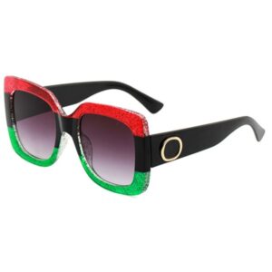 Designer Sunglasses Summer Beach Sunglasses Fashion Spliced Color Frame for Mens Women 6 Colors Good Quality