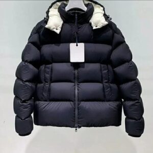 Men Classic Hooded Down Coat waterproof Thick Soft Warm Parkas Black Color White inside Outerwear Plus Size 12345 Unisex Couples Jackets