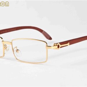 with box 2020 fashion mens sunglasses wood legs sport buffalo horn glasses gold silver full rimmed female sunglasses lunettes gafas de sol