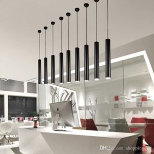 New Arrival LED Decorative Pendant Lamp Lighting Aluminum Cylindrical Lamp Fixture for Hallway Aisle porch corridor Bar lamp Diameter 8cm