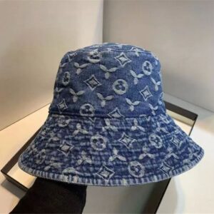 Cowboy Bucket Hat Casual Unisex Designers Caps Women Mens Designer Hats Cool Denim Print Fitted Cap Men Beanie