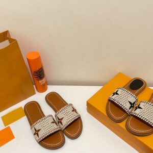 New Designer Women Sandal Horsebit Platform Slipper Mule Sexy Summer Heel Height Thick Slippers Slides Flip Flops Womens Beach Outdoor Sandals