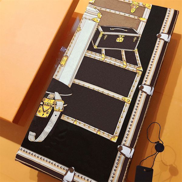 22s Silk Scarfs Womens Twill Designer Scarf Letter Print Square Scarf Classic Luxury Women Handbag Bag Pattern 90*90cm