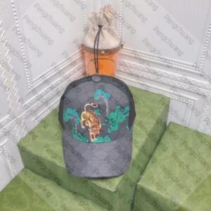 Designer Luxury Ball Caps Ball Cap Hats Men Women Baseball Caps Tiger Embroidery Casquette Sun Hat With Letter Black Fashion Brand Hats