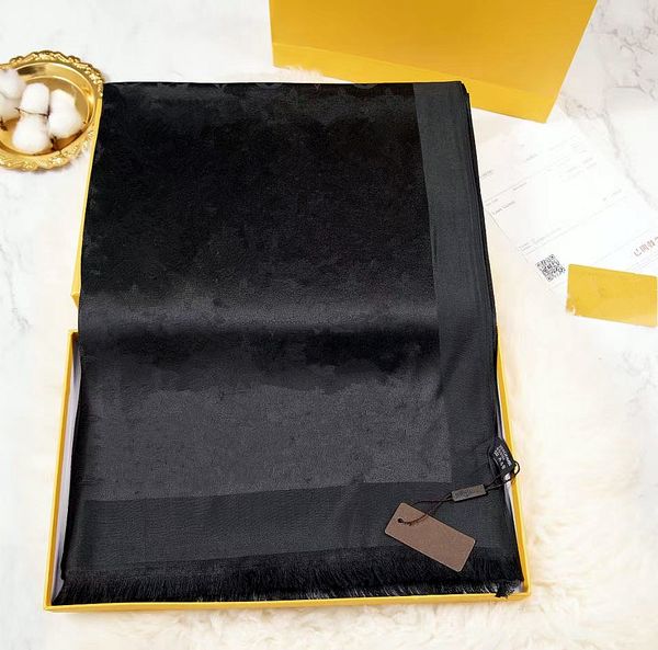 Beautiful Silk an wool Scarf Fashion Womens 4 Seasons Shawl letter flower Scarves Size about 180x70cm 9 Color without box