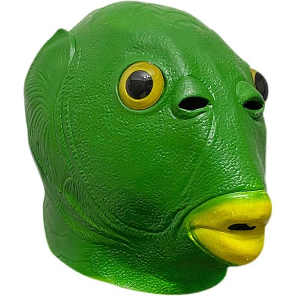 Animal Latex Greenhead Mask for Pranks and Festivities Perfect for Halloween Cosplay and Masquerades