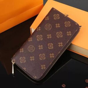 2022 Fashion Bags Women Men Genuine Leather wallet single zipper wallets lady ladies long classical purse with box card 60017