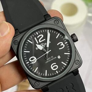 Wristwatches Men Automatic Mechanical Watch Bell Brown Leather Black Ross RubberWristwatches WristwatchesWristwatches