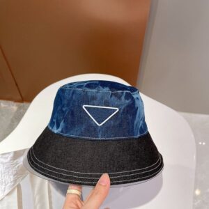 Fashion Bucket Hats Classic Patchwork Hat for Men Women Designer Caps 2 Colors Cowboy Cap High Quality