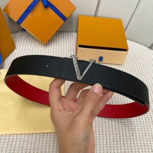 Designer Reversible Belt for Man Woman Classic Cowskin Belts Latest Letters Print Design for Buckle Width 4.0cm 6 Colors High Quality with Box