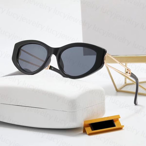 Designer Sunglasses for Woman Man Fashion Novel Eyeglasses Trendy Retro Frame Luxury Sun Glasses 5 Colors Top Quality