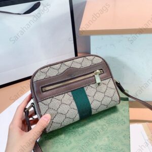 Cross body luxury womens shoulder bags fashion two letter handbag lady high quality diagonal Camera Bag Wallet