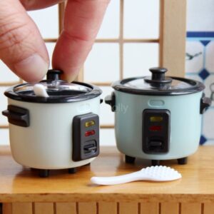 Wholesale Mini Rice Cooker Model Dollhouse Miniature Kitchen Appliances For Baby Blyth Doll Food Accessories Pretend Play Toys For Kids