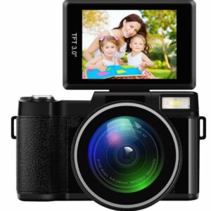 Full HD 24MP 1080P Professional Digital Camera 4X Zoom 3.0 Inch Display Screen Video Camcorder DVR Recorder With 52mm Wide Angle Lens