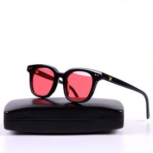High Quality Square V South side candy Sunglasses Women Men Retro Designer Korea Sun Glasses Shades UV400 occhiali lentes de sol