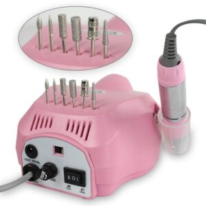 Hot Nail Art Equipment Electric Acrylic Nail Art Drill Nail Polish Machine File Buffer Bits Manicure Pedicure Kit 110v – 220v DHL