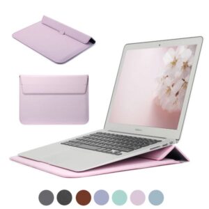 Waterproof Laptop & Tablet Carry Case PU Leather Sleeve Protective Cover For book for 11.6inch-15.4 Tablets and Laptops