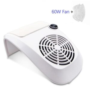 60/40W Strong Vacuum Nail Suction Duct Collector With Big Power Fan Vacuum Cleaner For Manicure Tools Nail Art Equipment