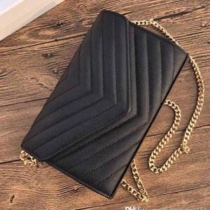 fashion luxury designer handbags purse v flap bag chain shoulder bag caviar high quality genuine leather quilted tote bag clutch handbag