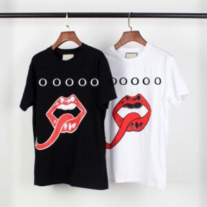 Men Round Neck Tee Mens T-shirt Fashion Letters Printed Top Logo Summer Casual Couple Short Sleeves High Quality Cotton