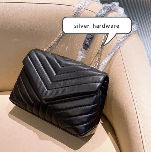 New Designers Luxurys Classic Handbag Ladies Shoulder Bag Women Silver Gold Hardware Messenger Bags Shopping Handbags