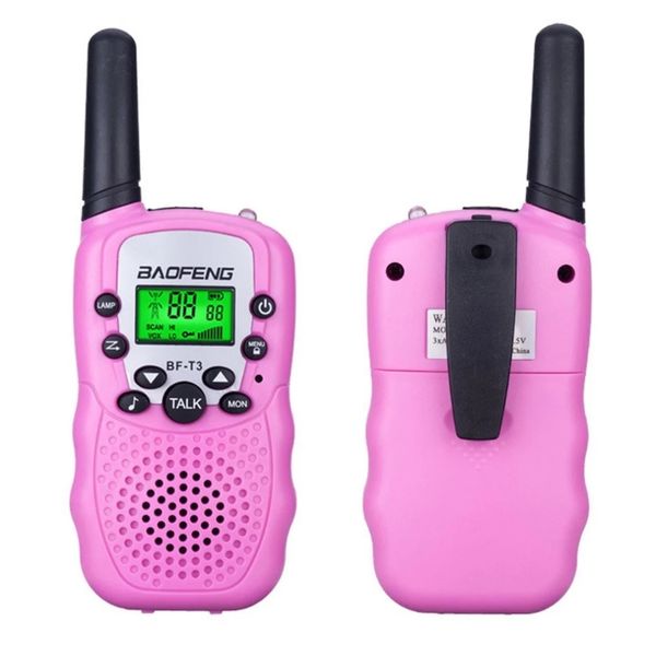 Mini Children Handheld Outdoor Portable Communication Micro Radio Bf-T3 Long Range Max 5Km Walkie Talkie Two Way Interphone 2pcs/set