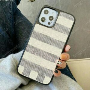 Fashion Designer Phone Cases for iphone 16 16pro 15 15pro 14 14pro 14plus 13 13pro 12 11 pro max Leather Print Luxury Cellphone Case with Samsung S24 S23 ultra