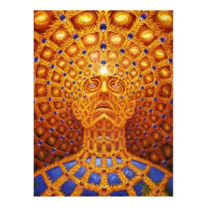 Trippy Alex Grey Painting Poster Print Home Decor Framed Or Unframed Photopaper Material