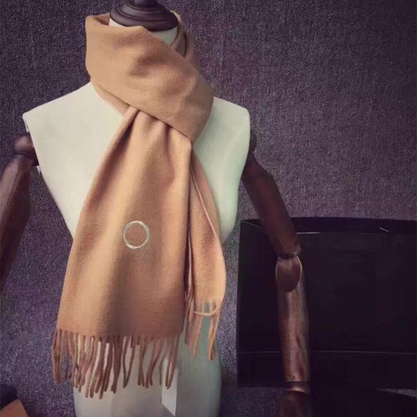 Elegant Cashmere Scarf Warm Scarves Fashion Letter Simple Design for Man Women Shawl Long Neck 4 Color Highly Quality