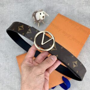 Designer Belt Gold Silver Buckle Flowers Plaid Style for Man Woman Brown Waistband Belts Genuine Cowhide Width 3.4cm Top Quality