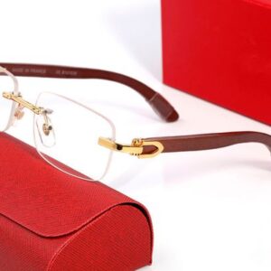 Fashion Sunglasses Frames Designer Eyeglasses Transparent Square Buffalo Horn Glasses Frame Men Women Retro Sports Wooded Legs Case Sunglass Eyeglass Eyewear