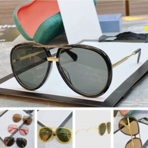 Summer Sunglasses Man Woman Fashion Goggle Summer Beach Sunglasses UV400 6 Color Optional High Quality with Gift Box